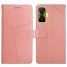 For Xiaomi Poco F4 GT Y Stitching Horizontal Flip Leather Phone Case(Rose Gold) - 1