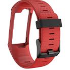 For POLAR A360 & 370 Textured Watch Strap(Red) - 1
