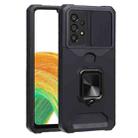 For Samsung Galaxy A33 5G Sliding Camera Cover Design PC + TPU Shockproof Phone Case(Black) - 1