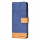 For Samsung Galaxy S20 FE BF11 Color Matching Skin Feel Leather Phone Case(Blue) - 2