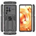 For vivo X80 Pro Supersonic PC + TPU Shock-proof Phone Case(Black) - 2