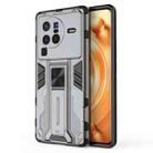 For vivo X80 Pro Supersonic PC + TPU Shock-proof Phone Case(Grey) - 1