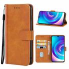 For TCL 30T T603DL Leather Phone Case(Brown) - 1