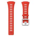 For POLAR Polar FT60 Men's Silicone Watch Band(Red) - 1