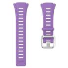 For POLAR Polar FT60 Men's Silicone Watch Band(Purple) - 1