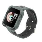For Xiaomi Redmi Watch Camouflage Silicone Watch Band(Grey) - 1