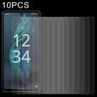 10 PCS 0.26mm 9H 2.5D Tempered Glass Film For Sharp Aquos R7 - 1