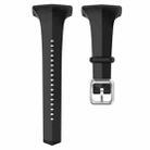 For POLAR Polar FT60 Women's Silicone Watch Band(Black) - 1