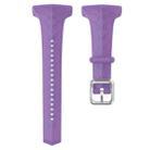 For POLAR Polar FT60 Women's Silicone Watch Band(Purple) - 1