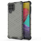 For Samsung Galaxy M53 5G Shockproof Honeycomb PC + TPU Phone Case(Black) - 1