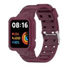 For Xiaomi Redmi Watch 2 Lite/Watch Lite 2/Watch Lite/Redmi Watch 2/Redmi Watch Silicone Integrated Watch Band(Wine Red) - 1