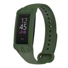 For Amazon Halo View Silicone Integrated Watch Band(Olive Green) - 1