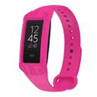 For Amazon Halo View Silicone Integrated Watch Band(Rose Red) - 1