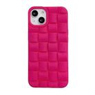 For iPhone 13 Pro Max Weave Texture TPU Phone Case (Rose Red) - 1