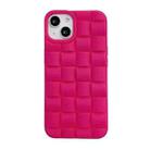 For iPhone 11 Pro Max Weave Texture TPU Phone Case (Rose Red) - 1