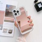 For iPhone 12 Mirror TPU Phone Case(Pink) - 1