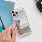 For iPhone 12 Pro Max Mirror TPU Phone Case(White) - 1