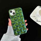 For iPhone 12 / 12 Pro Weave Texture Chameleon TPU Phone Case(Green) - 1