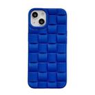 For iPhone 13 Pro Max Weave Texture Skin Feel TPU Phone Case (Blue) - 1