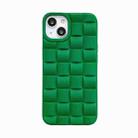 For iPhone 13 Weave Texture Skin Feel TPU Phone Case(Green) - 1