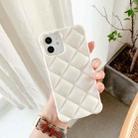 For iPhone 13 Pro Candy Color Elegant Rhombic Texture TPU Phone Case (White) - 1