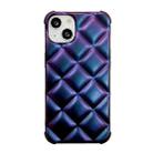 For iPhone 13 Pro Rhombic Texture Chameleon TPU Phone Case (Purple) - 1