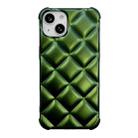 For iPhone 13 Rhombic Texture Chameleon TPU Phone Case(Green) - 1