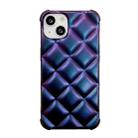 For iPhone 12 Pro Max Rhombic Texture Chameleon TPU Phone Case(Purple) - 1