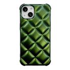 For iPhone 12 / 12 Pro Rhombic Texture Chameleon TPU Phone Case(Green) - 1