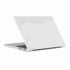 For MacBook Air 13.3 inch A1932 / A2179 / A2337 / Air-M1 Dot Texture Double Sided Tanned Laptop Case(Transparent) - 1
