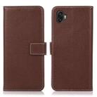 For Samsung Galaxy Xcover6 Pro Litchi Texture Horizontal Flip Leather Phone Case(Brown) - 1