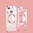 For iPhone 13 mini MagSafe Magnetic Electroplated Phone Case (Rose Gold) - 1