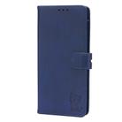 For Google Pixel 7 5G Embossed Happy Cat Pattern Leather Phone Case(Blue) - 2