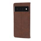 For Google Pixel 7 5G Embossed Happy Cat Pattern Leather Phone Case(Brown) - 3