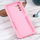 For Samsung Galaxy A03s 165.8mm US Version Ring Holder Non-slip Armor Phone Case(Pink) - 3