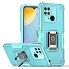 For Xiaomi Redmi 10C Ring Holder Non-slip Armor Phone Case(Mint Green) - 1