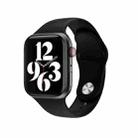 HW22 Pro 1.75 inch HD Screen Smart Watch, Support Bluetooth Dial/Body Temperature Monitoring(Black) - 1
