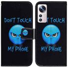 For Xiaomi 12 Lite Coloured Drawing Leather Phone Case(Anger) - 1