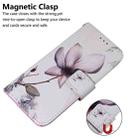 For Xiaomi 12 Lite Coloured Drawing Leather Phone Case(Magnolia Flower) - 7