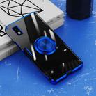 For Sharp Aquos Wish Electroplating Ring Holder Transparent Phone Case(Blue) - 1