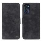 For Motorola Moto G 5G 2022 Antelope Texture Magnetic Buckle Leather Phone Case(Black) - 1