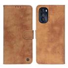 For Motorola Moto G 5G 2022 Antelope Texture Magnetic Buckle Leather Phone Case(Brown) - 1