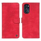 For Motorola Moto G 5G 2022 Antelope Texture Magnetic Buckle Leather Phone Case(Red) - 1