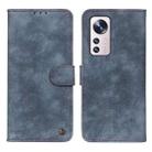 For Xiaomi 12 Lite Antelope Texture Magnetic Buckle Leather Phone Case(Blue) - 1