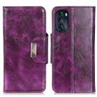 For Motorola Moto G 5G 2022 Crazy Horse Texture Magnetic Flip Leather Phone Case with 6-Card Slots(Purple) - 1