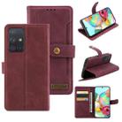 For Samsung Galaxy A71 4G Case Craft Multifunctional Horizontal Flip Leather Phone Case(Red) - 1