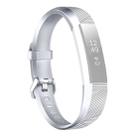 For Fitbit Alta / Alta HR Metal-color Watch Band Belt Buckle Watch Band(Silver) - 1