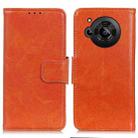 For Sharp Aquos R7 Nappa Texture Horizontal Flip Leather Phone Case(Orange) - 1