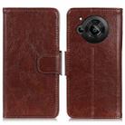 For Sharp Aquos R7 Nappa Texture Horizontal Flip Leather Phone Case(Brown) - 1