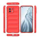 For Xiaomi Mi 11 Magic Shield TPU + Flannel Phone Case(Red) - 6